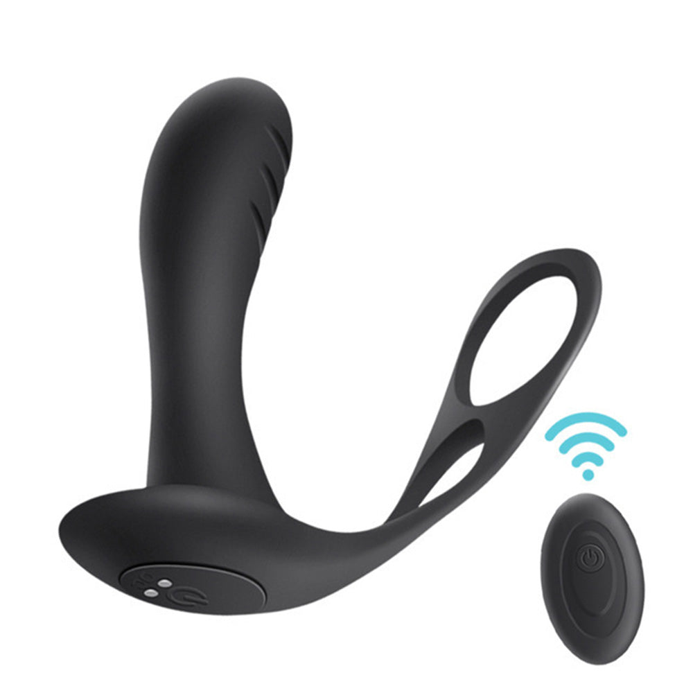 Prostate Massage Lock Fine Vvibration Wireless Remote Control Anal Plug