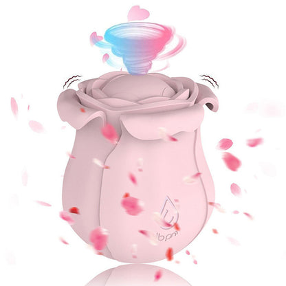 Vibrating Rose 10 Speed Rotary Suction Rose Suction Vibrator