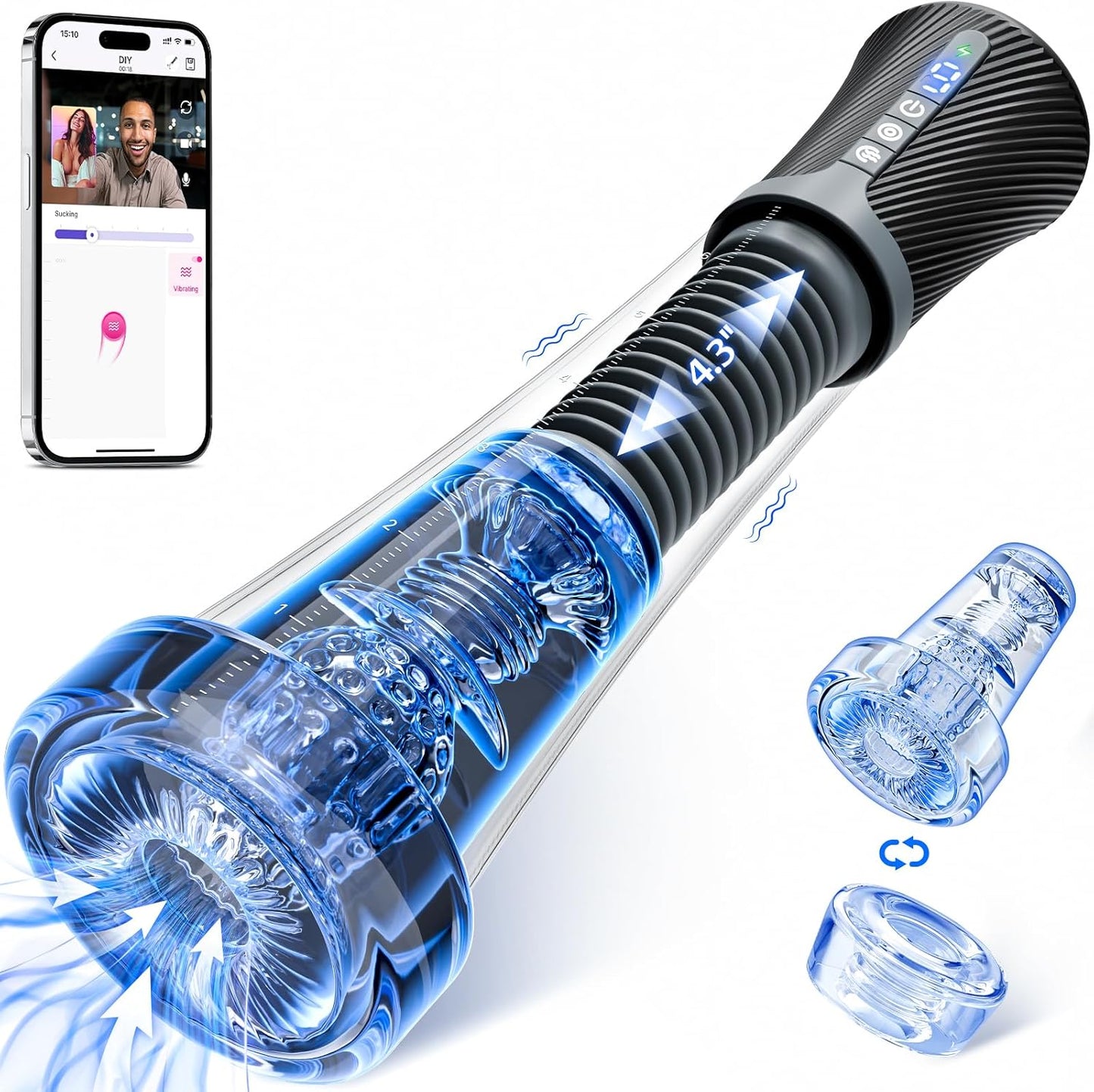 💥The 'Sculptor' Penis Pump🔥Shape Your Size💪Amplify Your Pleasure😍