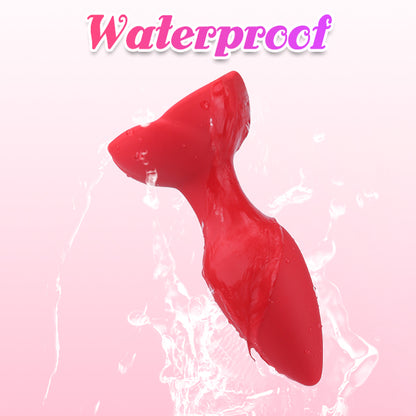 Rose Remote Control 10 Frequency Vibration Silicone Anal Plug