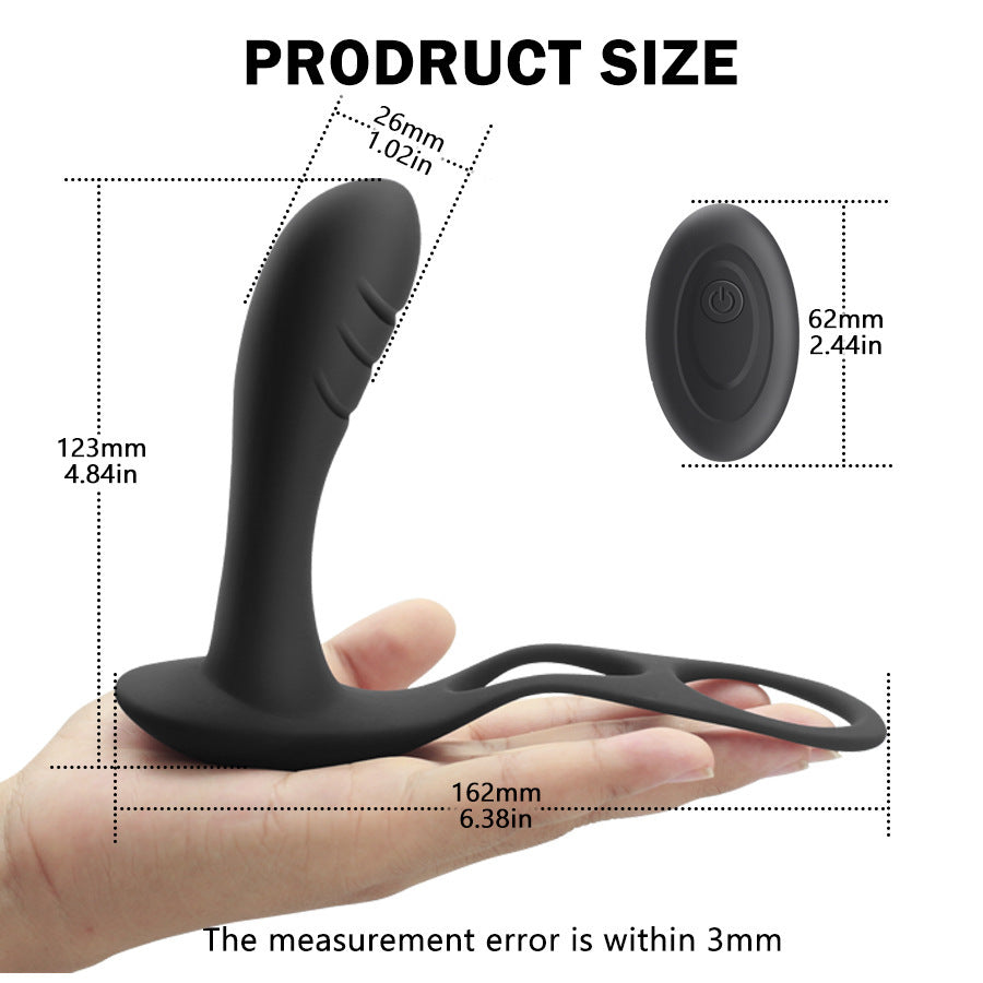 Prostate Massage Lock Fine Vvibration Wireless Remote Control Anal Plug