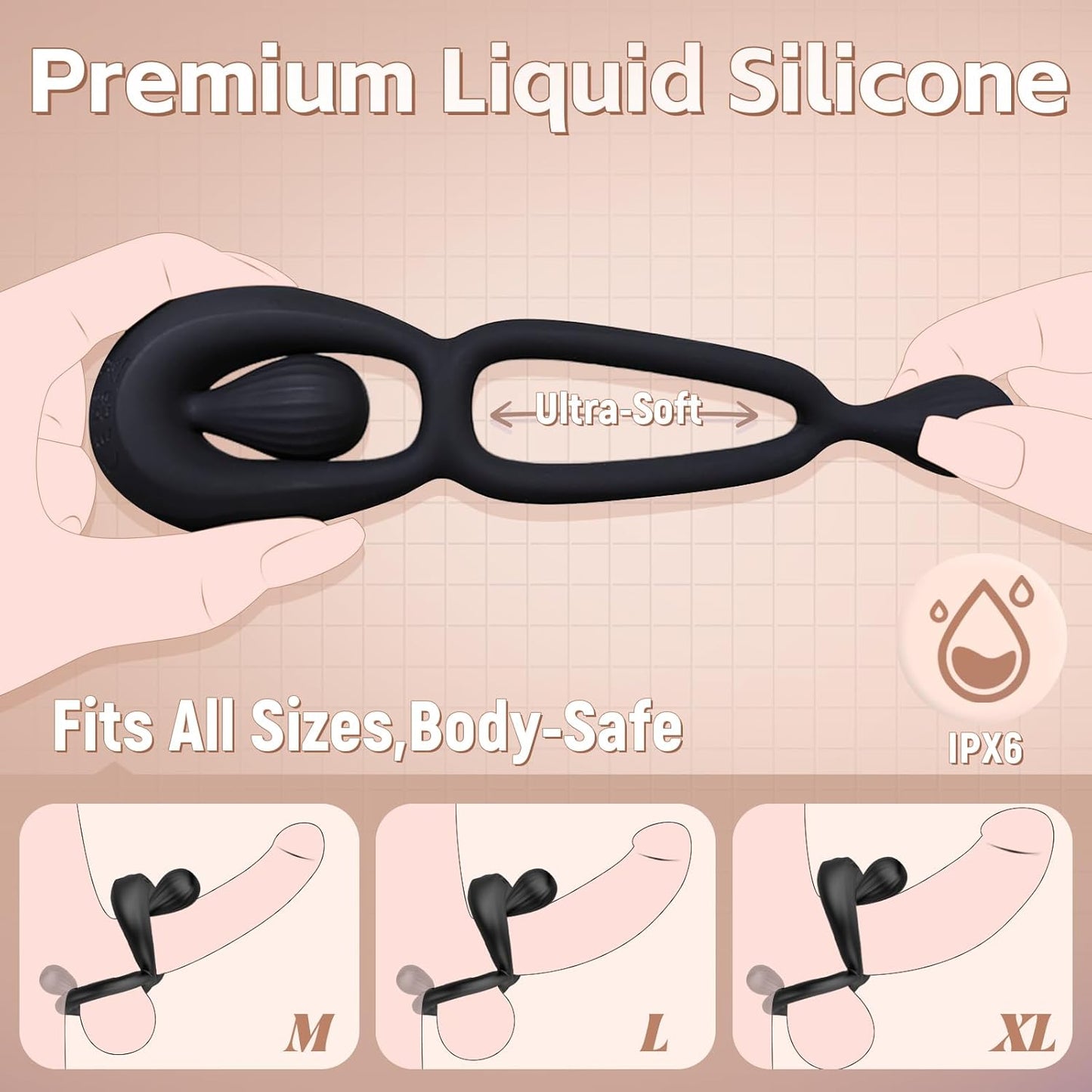 🔥2026 Special Launch Supreme Leader - 💖8-shaped Vibration Ring - Double The Pleasure, Double The Power