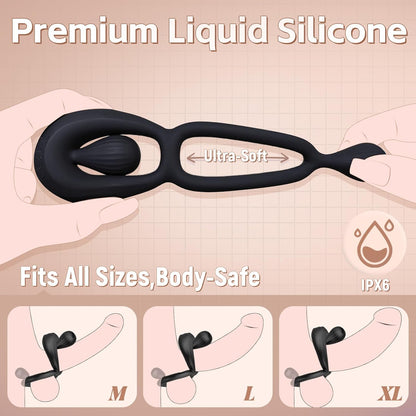 🔥2026 Special Launch Supreme Leader - 💖8-shaped Vibration Ring - Double The Pleasure, Double The Power