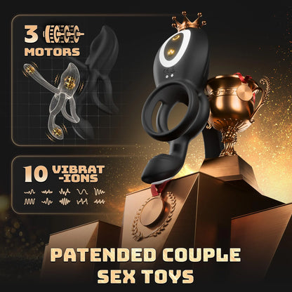 ⚡2026 New Product Presale ⚡49% off - 4-in-1 Cock Ring Vibrator