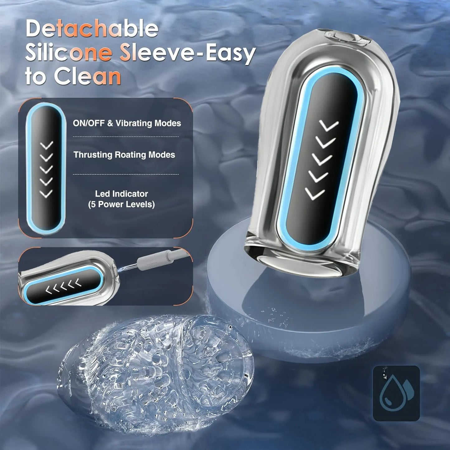 [Confidential Delivery] Fully Automatic Stroker💥- Suction, Vibrating & rotating Stroker Cup – 18+ Only💋