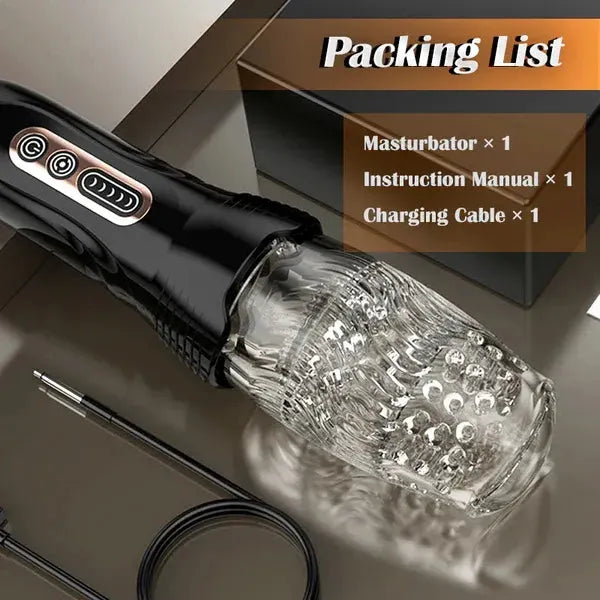 [Confidential Delivery] Fully Automatic Stroker💥- Suction, Vibrating & rotating Stroker Cup – 18+ Only💋