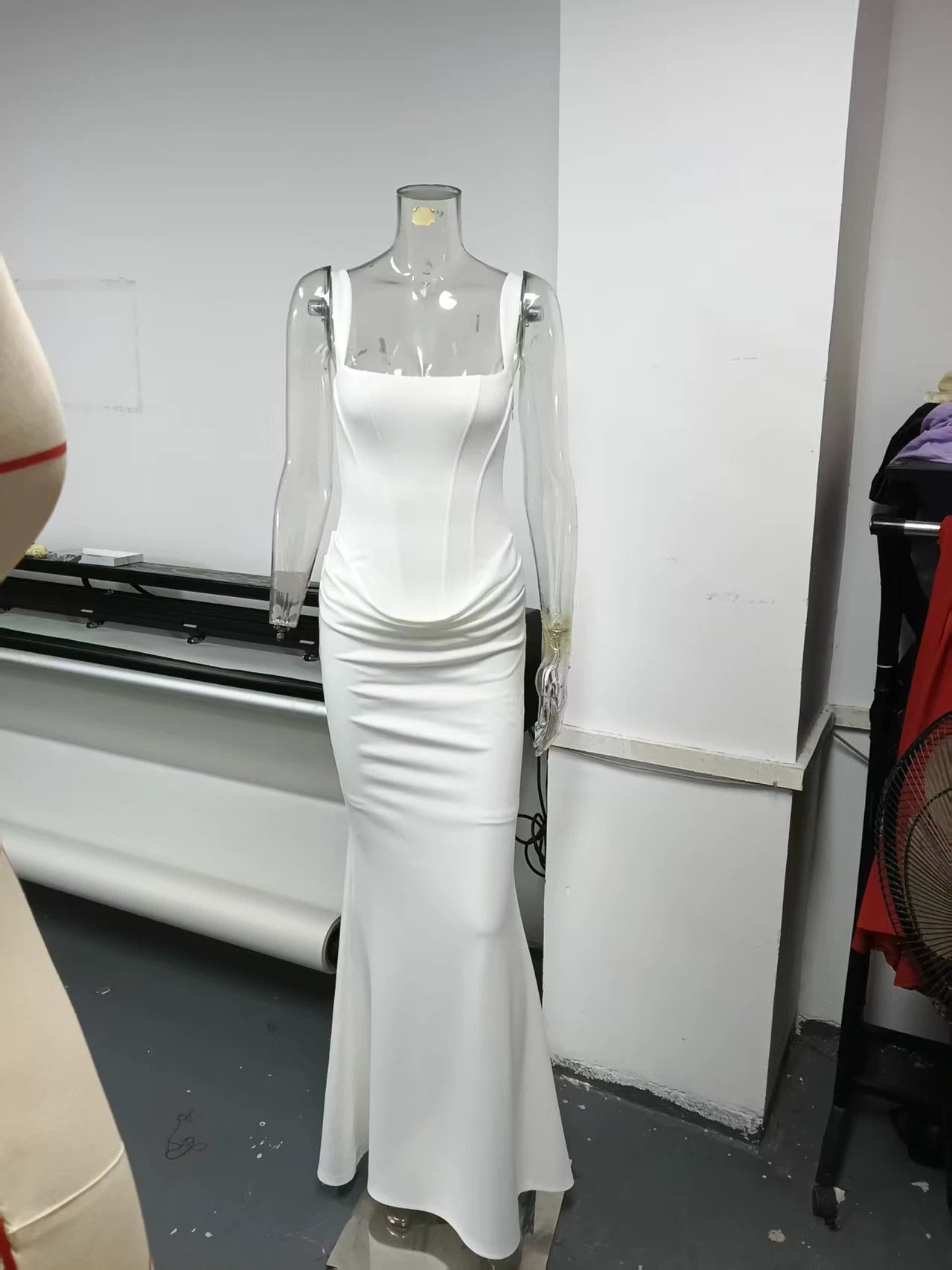 Bxucca | Sleeveless Backless Suspender Dress for Women – Slim-Fit Solid Color Strap Dress