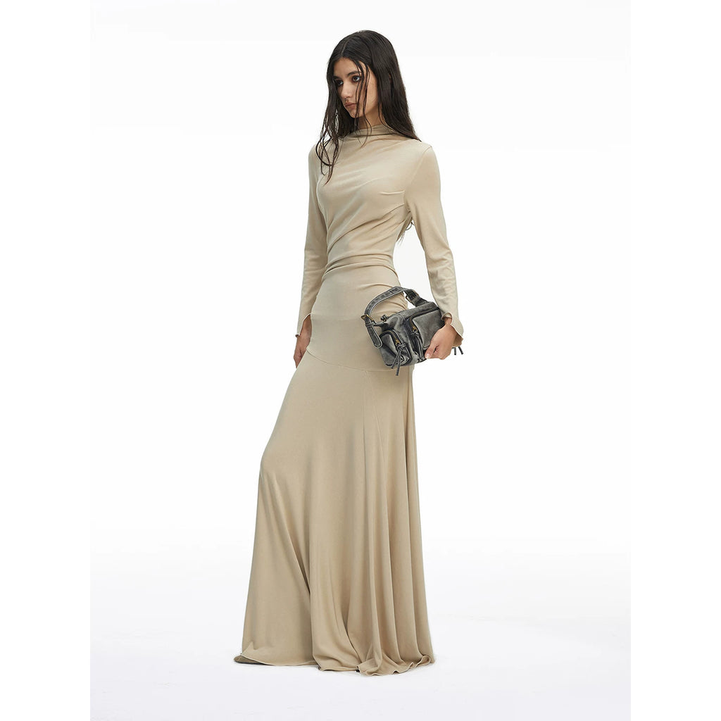 Bxucca | High-End Knitted Stretch Dress for Women – Slim-Fit Elegant Knitwear