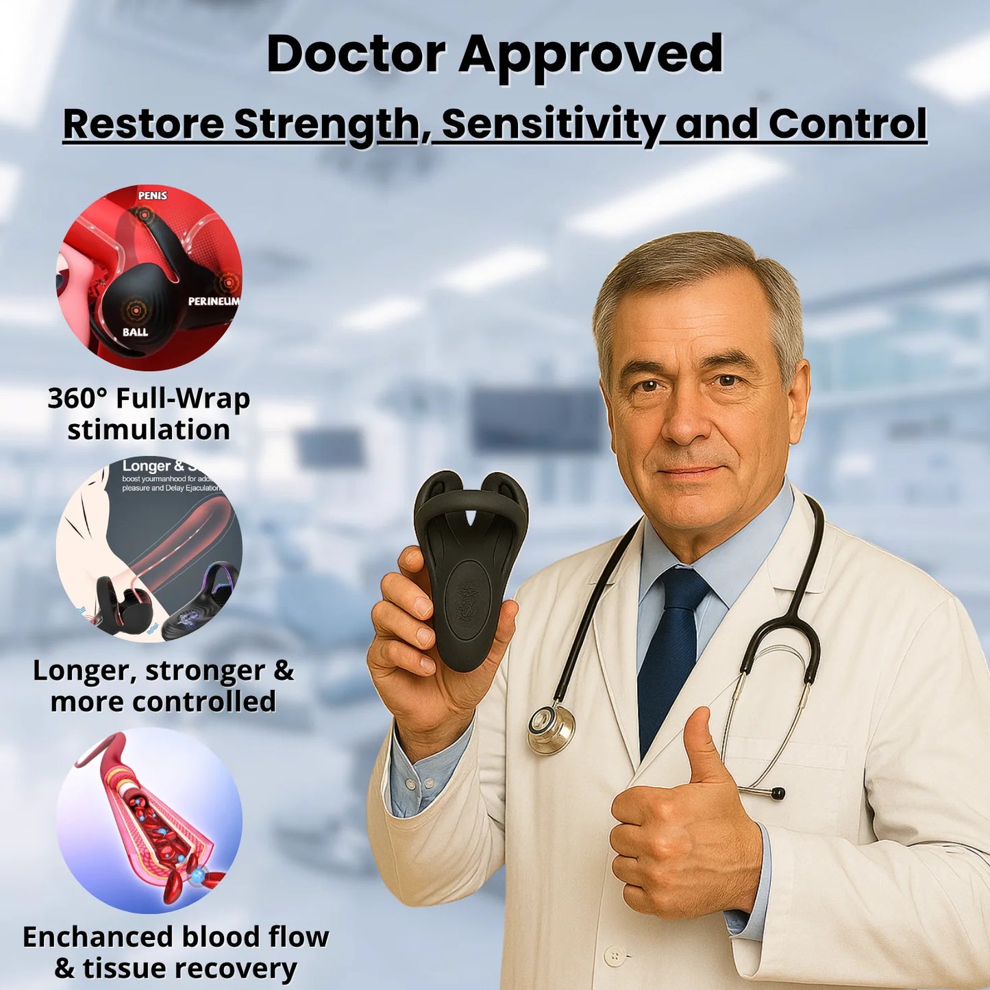 VitalEngine Pro-The #1 5-in-1 at-home trainer that reverses ED & PE with advanced precision