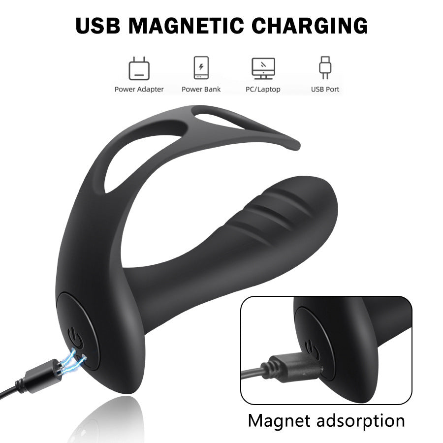 Prostate Massage Lock Fine Vvibration Wireless Remote Control Anal Plug