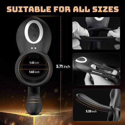 ⚡2026 New Product Presale ⚡49% off - 4-in-1 Cock Ring Vibrator