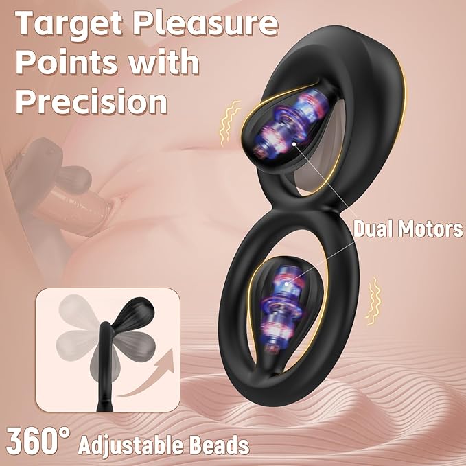 🔥2026 Special Launch Supreme Leader - 💖8-shaped Vibration Ring - Double The Pleasure, Double The Power