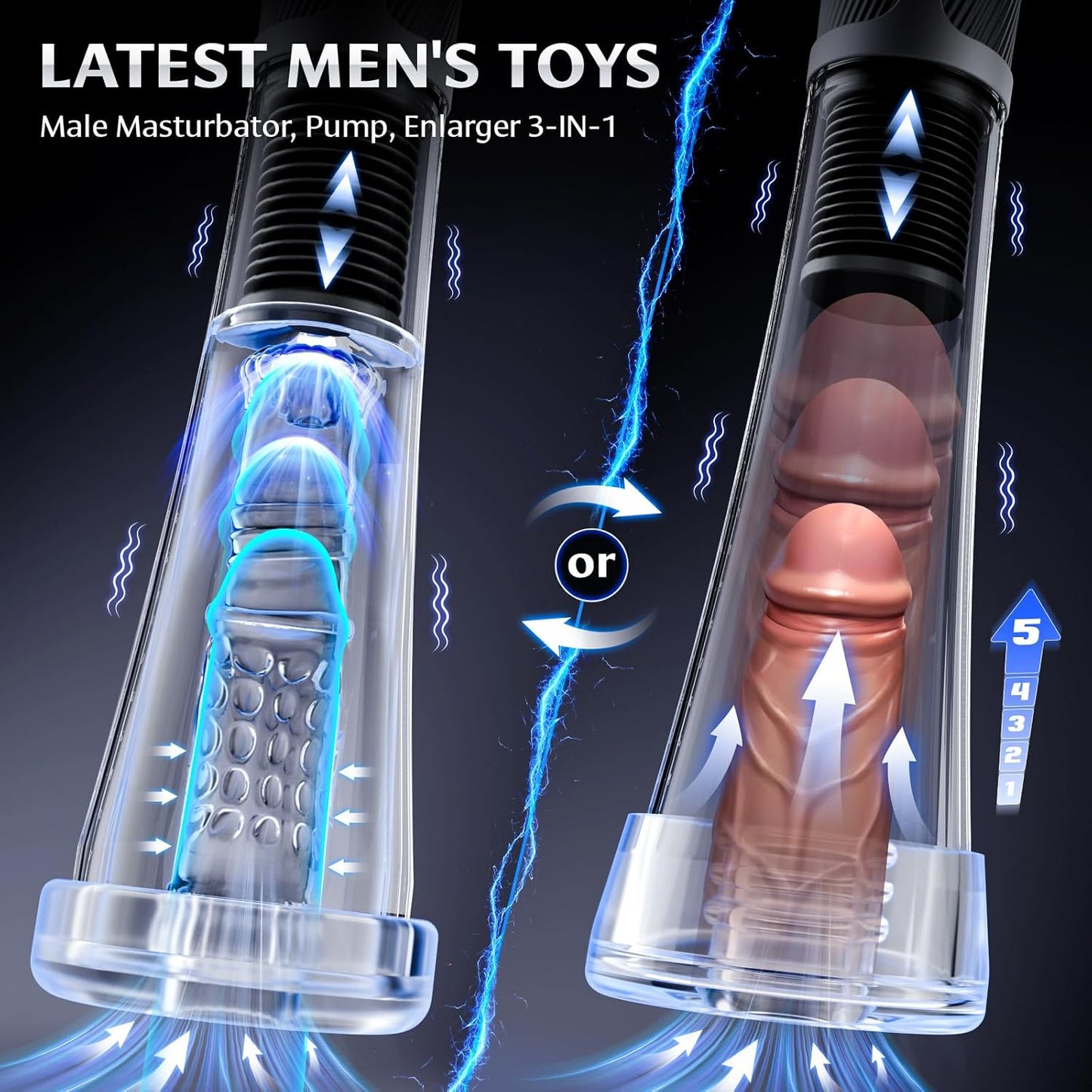 💥The 'Sculptor' Penis Pump🔥Shape Your Size💪Amplify Your Pleasure😍