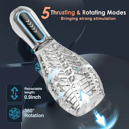 [Confidential Delivery] Fully Automatic Stroker💥- Suction, Vibrating & rotating Stroker Cup – 18+ Only💋